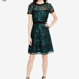 RACHEL Rachel Roy Embroidered Lace Dress